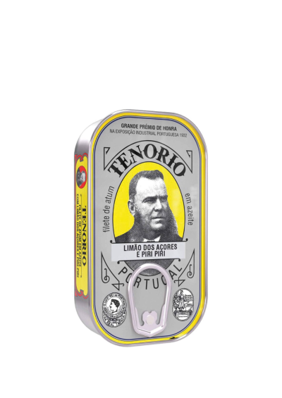 Tenório Filety z tuňáka v olivovém oleji s Azorským citronem a piri-piri