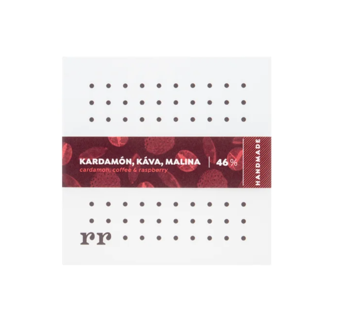 Forra Čokoláda mléčná 46% Kardamón, káva, malina