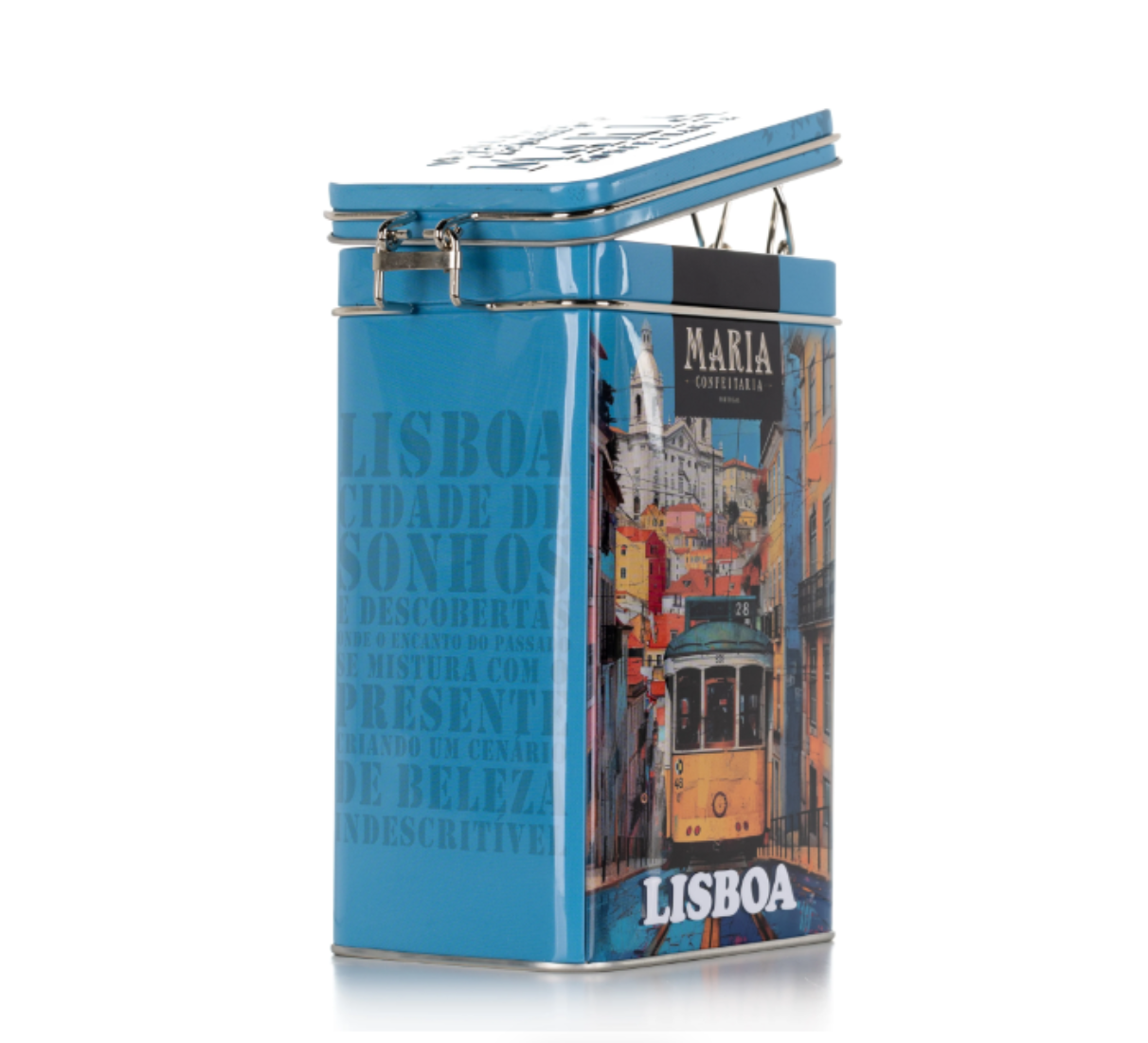 Sušenky Maria Confeitaria Lisboa v plechové dóze