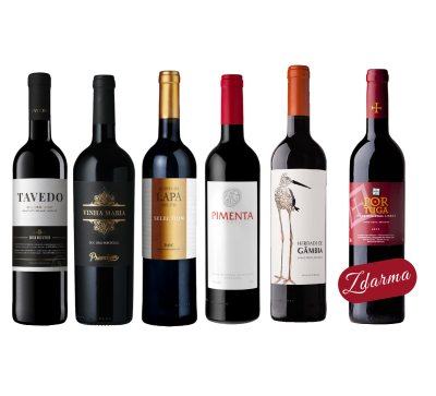 Podzimní akce červená vína 5+1 Portuga tinto zdarma