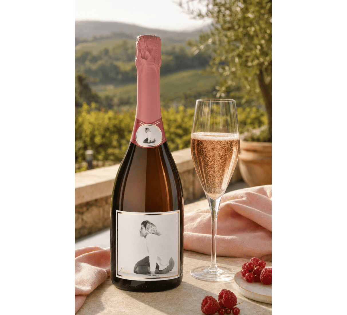 Sekt růžový Quinta da Lapa Nana Reserva Brut Natur
