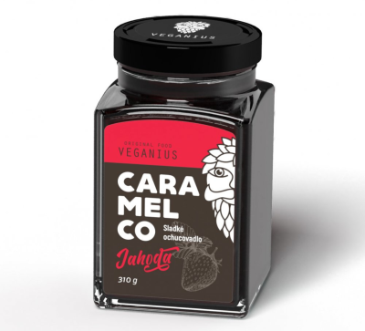Veganius Caramelco ochucovadlo jahoda