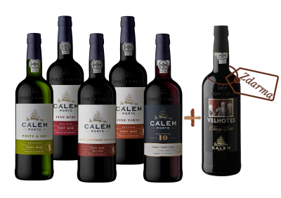 Akční degustační balíček Cálem Porto 5+1 zdarma