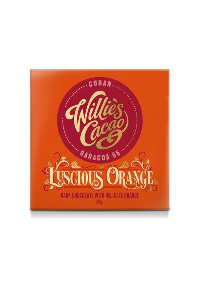 Willie´s Cacao Hořká čokoláda s kousky pomeranče
